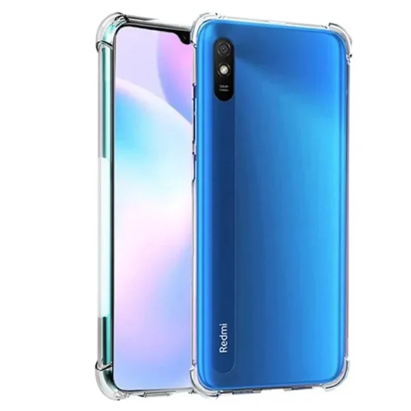 Xiaomi Redmi 9A Back Cover - Shockproof Clear Case - Soft Transparent BackCover For Girls Boys - Image 4