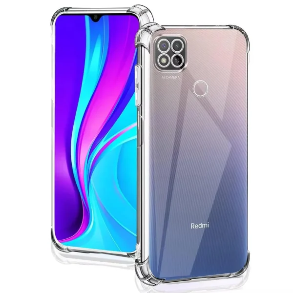 Xiaomi Redmi 9C / 10A Back Cover - Shockproof Clear Case - Soft Transparent BackCover For Girls Boys - Image 2