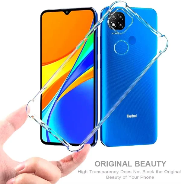 Xiaomi Redmi 9C / 10A Back Cover - Shockproof Clear Case - Soft Transparent BackCover For Girls Boys - Image 3