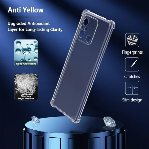 Xiaomi Redmi 12C / C55 Back Cover - Shockproof Clear Case - Soft Transparent BackCover For Girls Boys - Image 7
