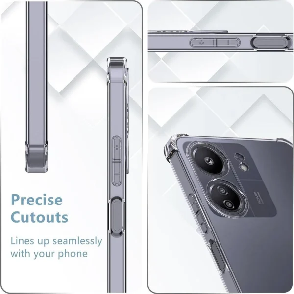 Xiaomi Redmi 13C 4G / C65 Back Cover - Shockproof Clear Case - Soft Transparent BackCover For Girls Boys - Image 7