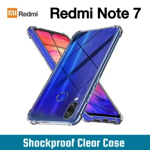 Xiaomi Redmi Note 7 / Note 7 Pro Back Cover - Shockproof Clear Case - Soft Transparent BackCover For Girls Boys