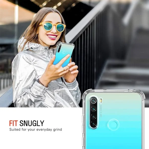 Xiaomi Redmi Note 8 Back Cover - Shockproof Clear Case - Soft Transparent BackCover For Girls Boys - Image 6