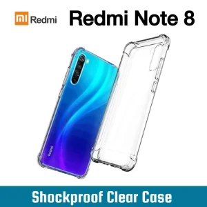 Xiaomi Redmi Note 8 Back Cover - Shockproof Clear Case - Soft Transparent BackCover For Girls Boys