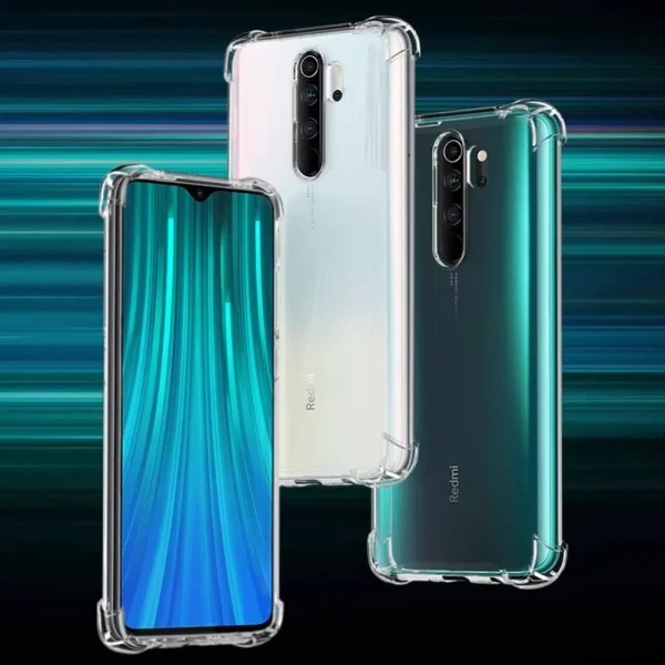 Xiaomi Redmi Note 8 Pro Back Cover - Shockproof Clear Case - Soft Transparent BackCover For Girls Boys - Image 5
