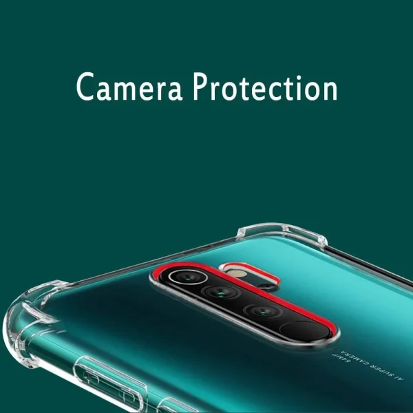 Xiaomi Redmi Note 8 Pro Back Cover - Shockproof Clear Case - Soft Transparent BackCover For Girls Boys - Image 4