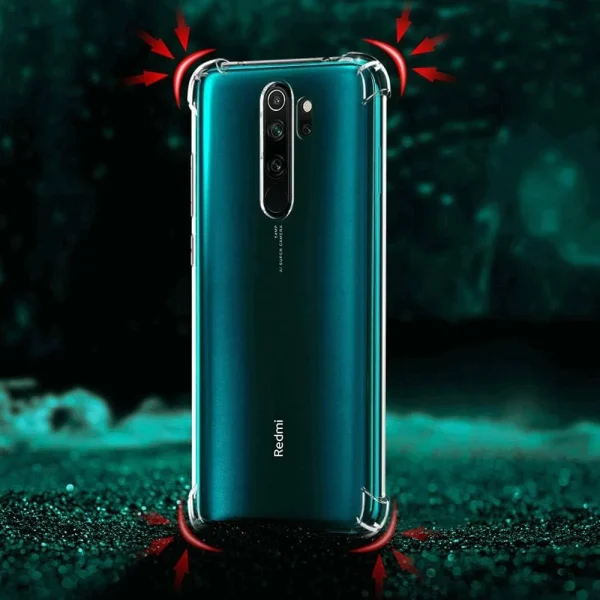 Xiaomi Redmi Note 8 Pro Back Cover - Shockproof Clear Case - Soft Transparent BackCover For Girls Boys - Image 3