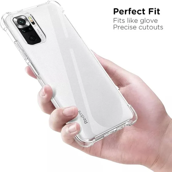 Xiaomi Redmi Note 10 4G / Note 10s Back Cover - Shockproof Clear Case - Soft Transparent BackCover For Girls Boys - Image 6