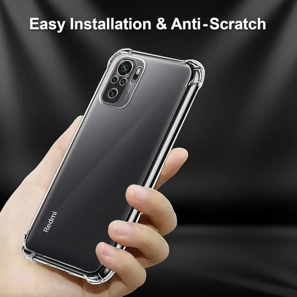 Xiaomi Redmi Note 10 4G / Note 10s Back Cover - Shockproof Clear Case - Soft Transparent BackCover For Girls Boys - Image 3