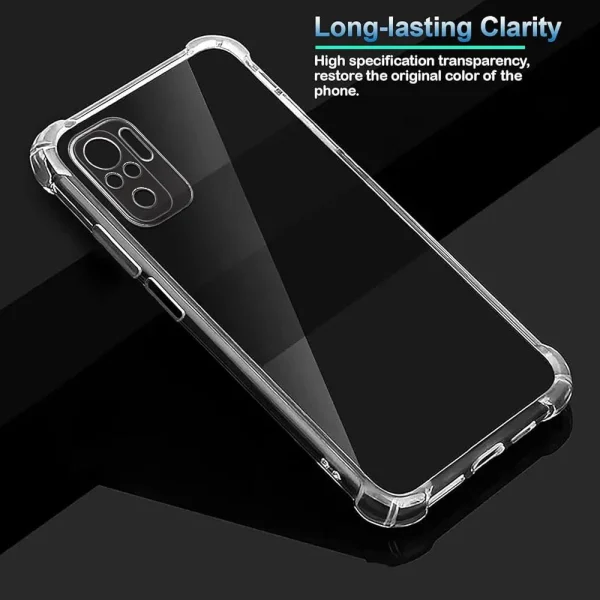 Xiaomi Redmi Note 10 4G / Note 10s Back Cover - Shockproof Clear Case - Soft Transparent BackCover For Girls Boys - Image 4