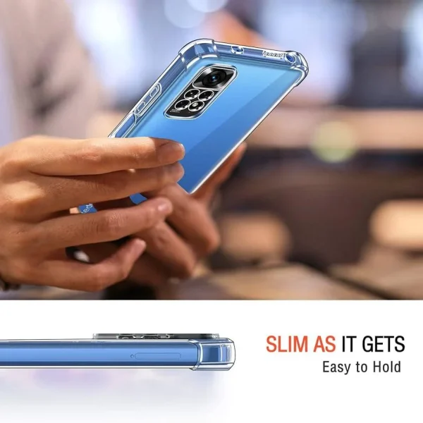 Xiaomi Redmi Note 11 4G Back Cover - Shockproof Clear Case -Soft Transparent BackCover For Girls Boys - Image 4