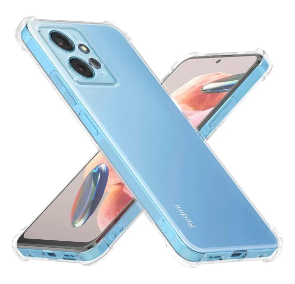 Xiaomi Redmi Note 12 4G Back Cover - Shockproof Clear Case - Soft Transparent BackCover For Girls Boys - Image 7