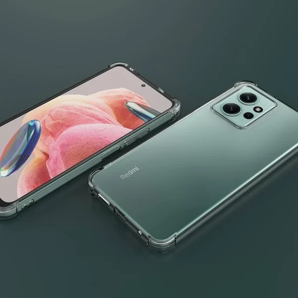 Xiaomi Redmi Note 12 4G Back Cover - Shockproof Clear Case - Soft Transparent BackCover For Girls Boys - Image 6