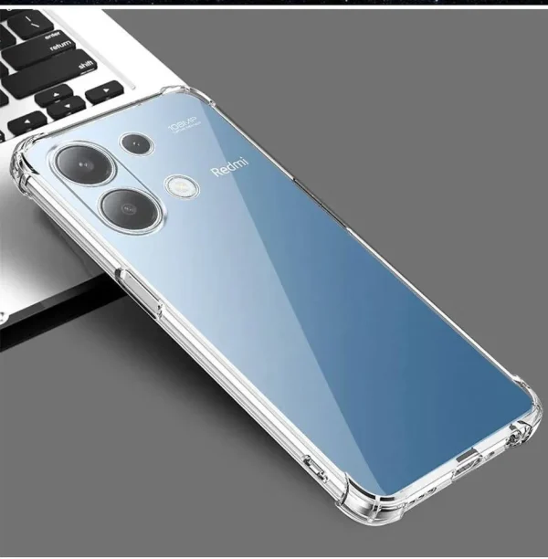 Xiaomi Redmi Note 13 Pro 4G Back Cover - Shockproof Clear Case -Soft Transparent BackCover For Girls Boys - Image 4