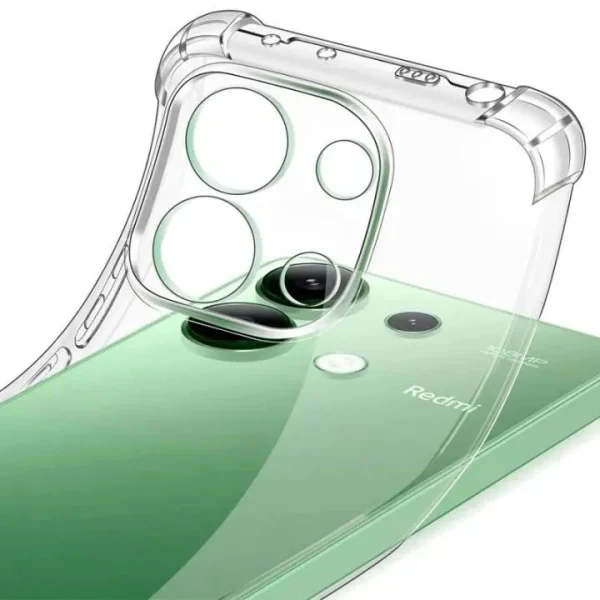 Xiaomi Redmi Note 13 Pro 4G Back Cover - Shockproof Clear Case -Soft Transparent BackCover For Girls Boys - Image 3