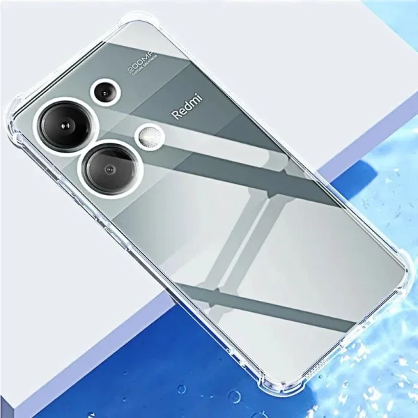 Xiaomi Redmi Note 13 Pro 4G Back Cover - Shockproof Clear Case -Soft Transparent BackCover For Girls Boys - Image 5