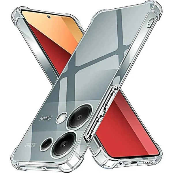 Xiaomi Redmi Note 13 Pro 4G Back Cover - Shockproof Clear Case -Soft Transparent BackCover For Girls Boys - Image 6