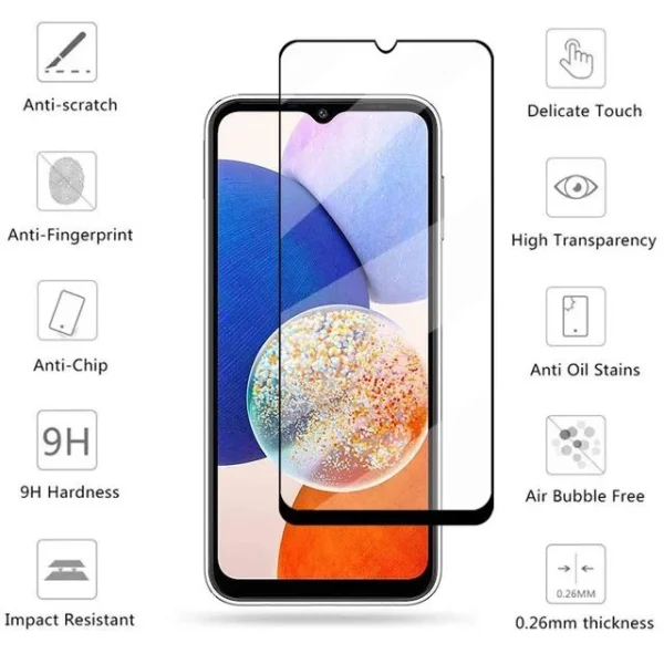 Samsung A14 5G Tempered Glass - Premium Screen Protector - Image 7