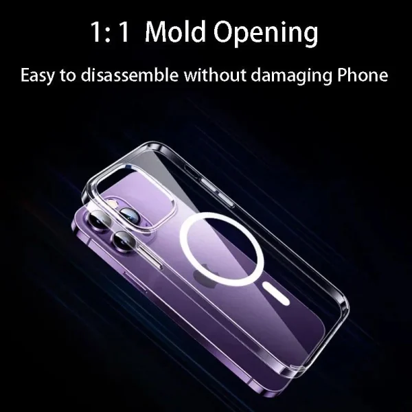 Clear MagSafe Case For iPhone 16 15 14 13 12 11 Pro Max SE Back Cover - Magnetic Wireless Charging Support Case For Boys Girls - Image 11