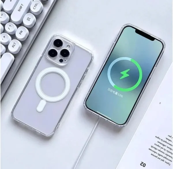 Clear MagSafe Case For iPhone 16 15 14 13 12 11 Pro Max SE Back Cover - Magnetic Wireless Charging Support Case For Boys Girls - Image 9