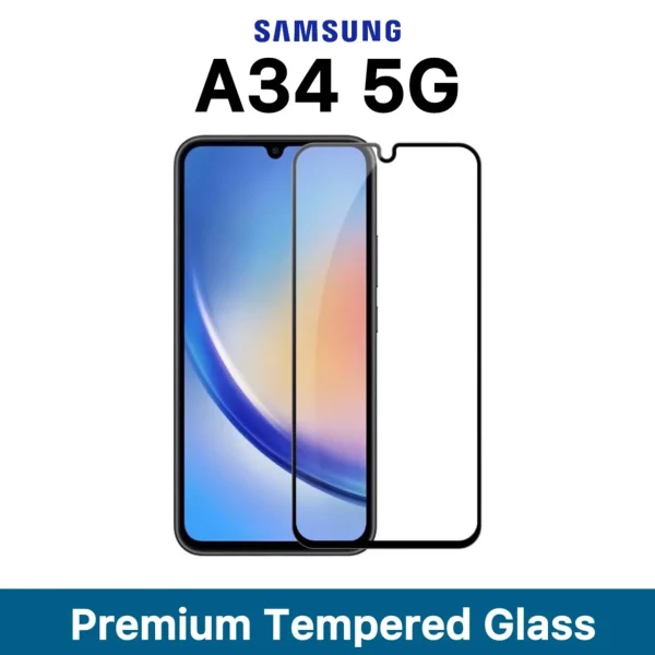 Samsung A34 5G Tempered Glass - Premium Screen Protector