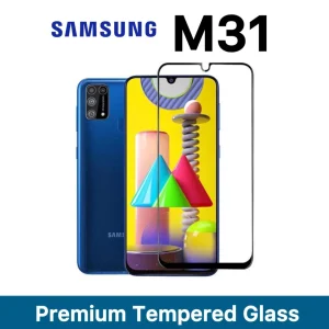 Samsung M31 Tempered Glass - Premium Screen Protector