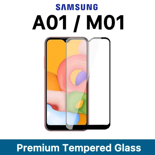 Samsung A01 / M01 Tempered Glass - Premium Screen Protector