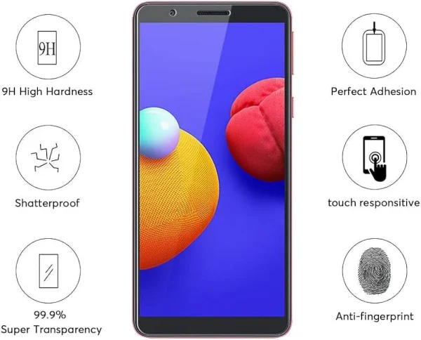 Samsung A01 Core Tempered Glass - Premium Screen Protector - Image 5
