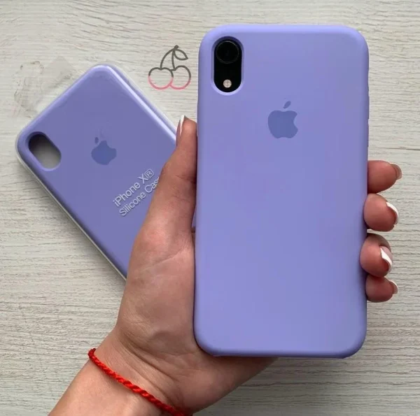 iPhone Silicone Case - (Lilac) For iPhone 16 15 14 13 12 11 Pro Max 6s 7 8 Plus SE Xs Back Cover - Image 4