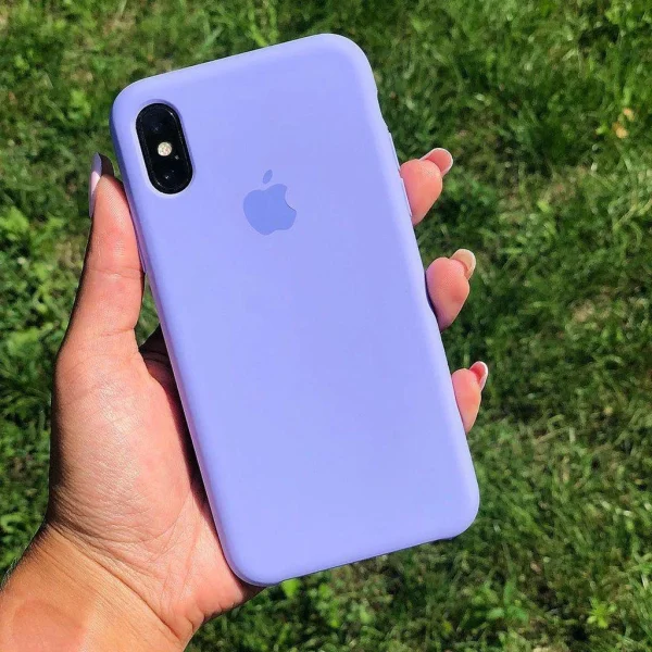 iPhone Silicone Case - (Lilac) For iPhone 16 15 14 13 12 11 Pro Max 6s 7 8 Plus SE Xs Back Cover - Image 7