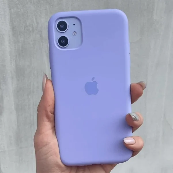 iPhone Silicone Case - (Lilac) For iPhone 16 15 14 13 12 11 Pro Max 6s 7 8 Plus SE Xs Back Cover - Image 8