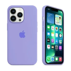 iPhone Silicone Case - (Lilac) For iPhone 16 15 14 13 12 11 Pro Max 6s 7 8 Plus SE Xs Back Cover