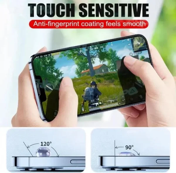 Privacy Tempered Glass For iPhone 16 15 14 13 12 11 Pro Max Mini SE XS XR 6s 8 7 Plus Screen Protector Full Glue Temperd Glass Film - Image 8