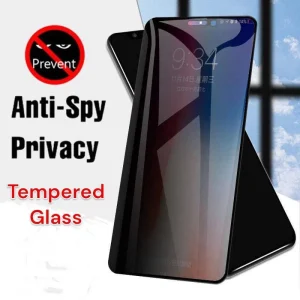 Privacy Tempered Glass For iPhone 16 15 14 13 12 11 Pro Max Mini SE XS XR 6s 8 7 Plus Screen Protector Full Glue Temperd Glass Film