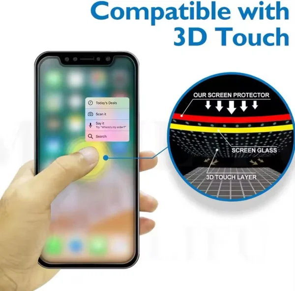 Matte Tempered Glass For iPhone 16 15 14 13 12 11 Pro Max Mini SE XS XR 6s 8 7 Plus Screen Protector Full Glue Temperd Glass Film - Image 7