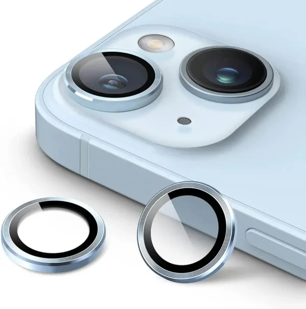 Metal Ring Camera Lens Protector for iPhone 16 15 14 13 12 11 Pro Max Tempered Glass Scratch Resistant Camera Film - Image 14
