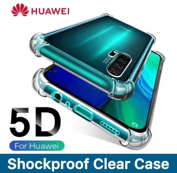 Shockproof Clear Case - Huawei Back Cover