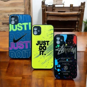 Logo Brand Printed Case For iPhone 11 12 13 Pro Max Xs SE 2020 8 7 Plus Back Cover For Girls Boys Design Backcover