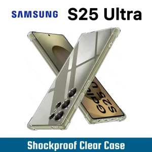 Samsung Galaxy S25 Ultra Back Cover - Shockproof Clear Case