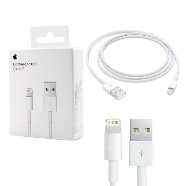 Apple USB to Lightning Cable For 6s 7 Plus 8 Xr X Xs Max iPhone Charger Cable Data Sync Fast Charging Cable - Image 4