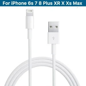 Apple USB to Lightning Cable For 6s 7 Plus 8 Xr X Xs Max iPhone Charger Cable Data Sync Fast Charging Cable