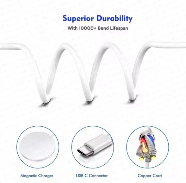 Apple Magsafe Wireless Charger Magnetic Fast Charging For 11 12 13 14 15 16 Pro Max Mini X XS XR USB-C Charger - Image 4