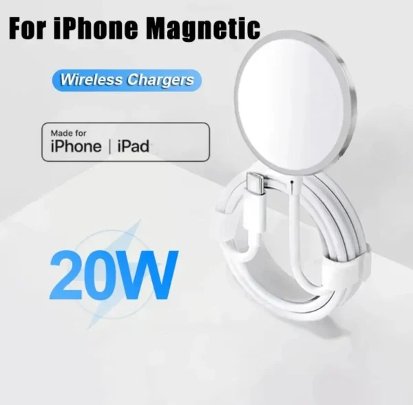 Apple Magsafe Wireless Charger Magnetic Fast Charging For 11 12 13 14 15 16 Pro Max Mini X XS XR USB-C Charger - Image 2