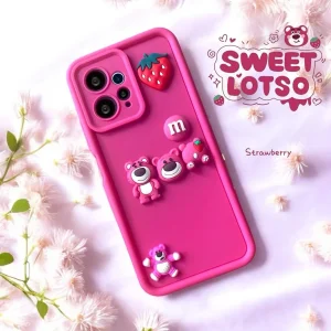 3D Latso Bear Cartoon Silicone Case