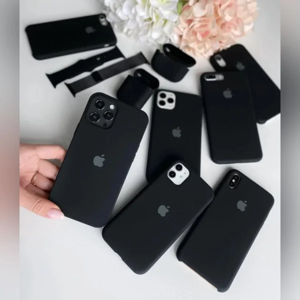 iPhone Silicone Case - (Black) - Image 2