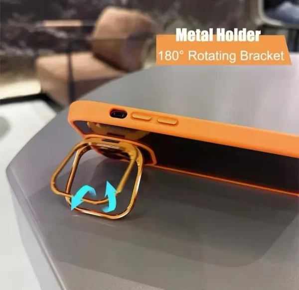 iPhone Case with FREE Camera Protector (Orange) - Image 2