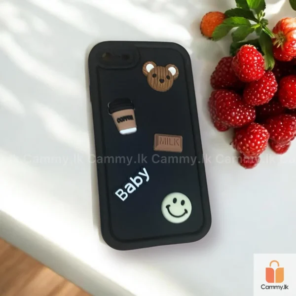 3D Bear Cute Case - Black - Image 4