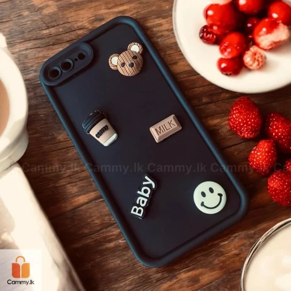 3D Bear Cute Case - Black - Image 5
