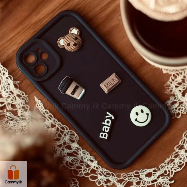 3D Bear Cute Case - Black - Image 7