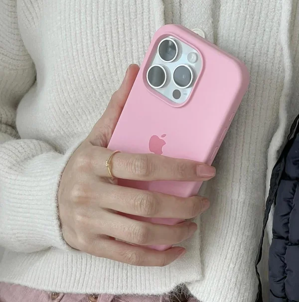 iPhone Silicone Case - (Pink) - Image 4